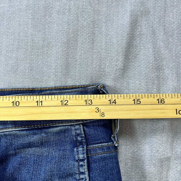 Madewell Jeans Women 26 High Rise Skinny Button Fly Raw Hem Distressed - Picture 5 of 8